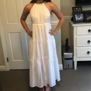 White cotton dress